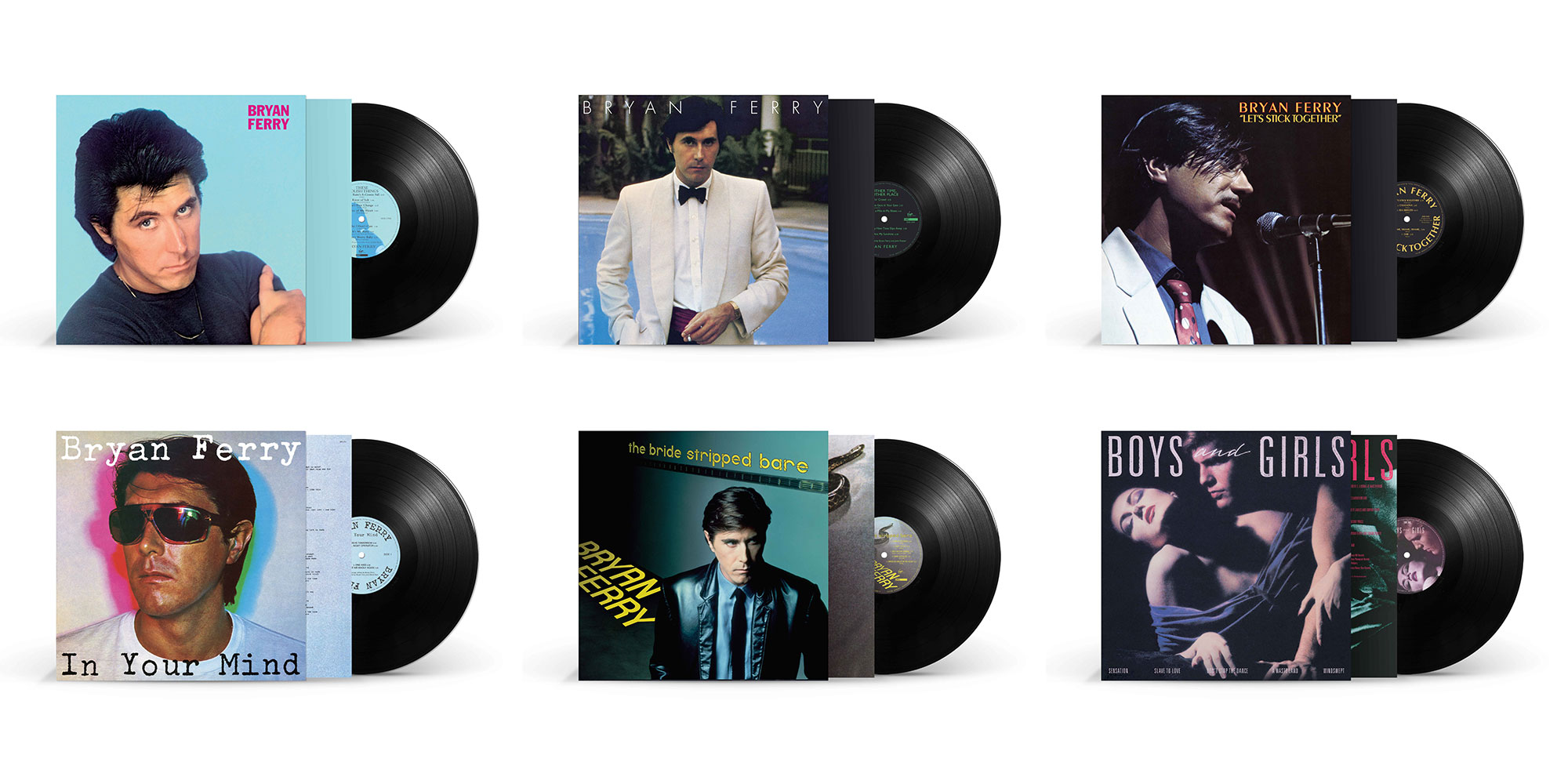 First 6 Bryan Ferry albums Remastered on Vinyl