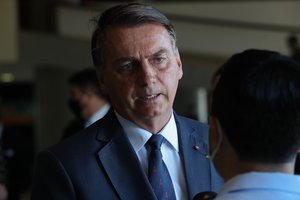 (Brasília - DF, 10/08/2021) President of the Republic, Jair Bolsonaro receives an invitation from the Operational Demonstration to be held on the occasion of Operation Formosa 2021