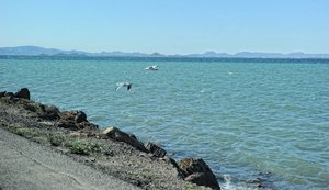 File - A view of Mar Menor, a coastal saltwater lagoon in the Iberian Peninsula located south-east of the Autonomous Community of Murcia, Spain.