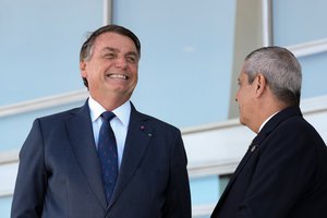 (Brasília - DF, 10/08/2021) President of the Republic, Jair Bolsonaro receives an invitation from the Operational Demonstration to be held on the occasion of Operation Formosa 2021