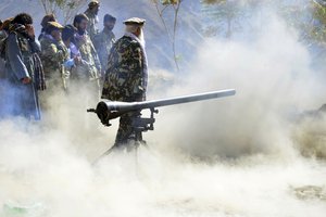 Militiamen loyal to Ahmad Massoud, son of the late Ahmad Shah Massoud, take part in a training exercise, in Panjshir province, northeastern Afghanistan, Monday, Aug. 30, 2021. The Panjshir Valley is the last region not under Taliban control following their stunning blitz across Afghanistan. Local fighters held off the Soviets in the 1980s and the Taliban a decade later under the leadership of Ahmad Shah Massoud, a guerrilla fighter who attained near-mythic status before he was killed in a suicide bombing in 2001.