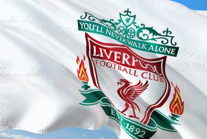 England soccer club Liverpool FC flag