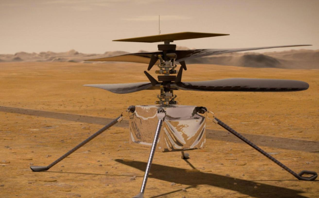 NASA Flies a Helicopter on Mars for the First Time Ever