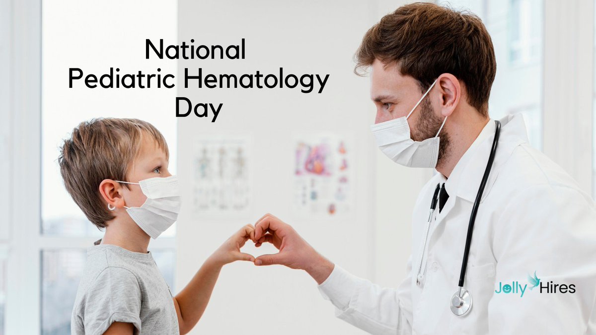 JollyHires Inc | Jolly Hires Inc | National Pediatric Hematology day
#NationalPediatricHematologyday #job #jobtip #jobsearchtip #jobsearch 
