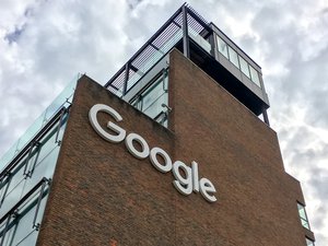 One of the main building at Google's headquarters for European operations in Dublin Ireland