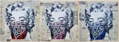 Mr. Brainwash, ‘Stay Safe (Unique Set Triptych)’, 2020