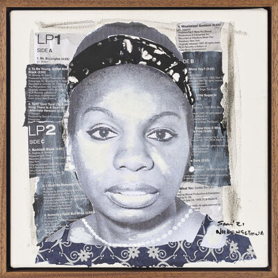 Sam Nhlengethwa, ‘Nina Simone’, 2021