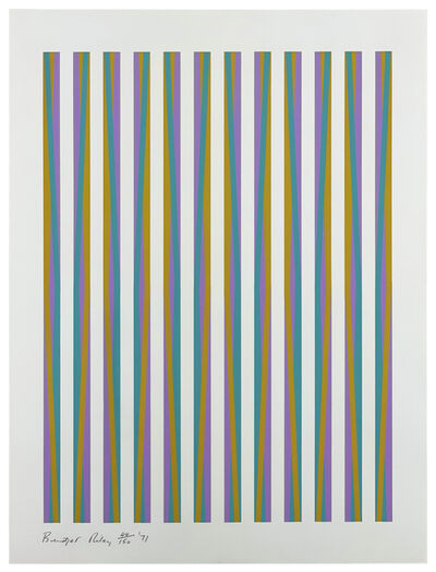 Bridget Riley, ‘Print for Chicago 8’, 1971