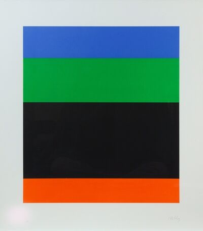 Ellsworth Kelly, ‘Blue Green over Black Red (Axsom 76)’, 1971