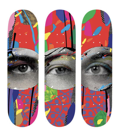 Paul Insect, ‘Paul Insect I SEE 1,2,3 (First Edition) Skateboard Deck Set 3 Street Contemporary Art ’, 2020