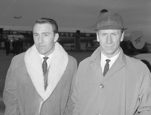 Jimmy Greaves and Bobby Charlton