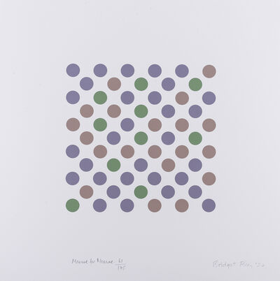 Bridget Riley, ‘Measure for Measure’, 2020