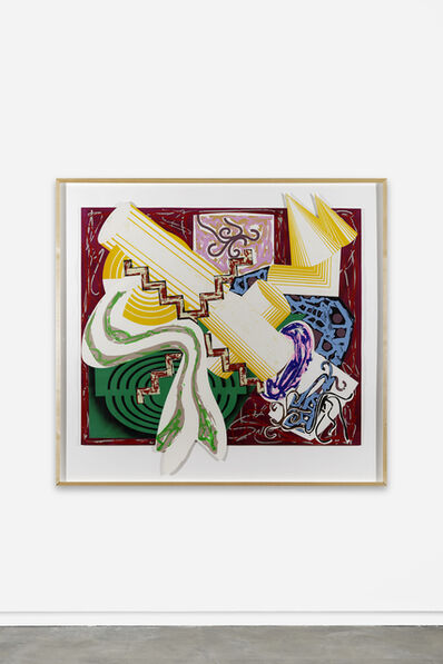 Frank Stella, ‘Then came a stick and beat the Dog’, 1985