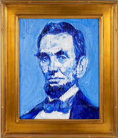 Hunt Slonem, ‘Abraham Lincoln’, 2021