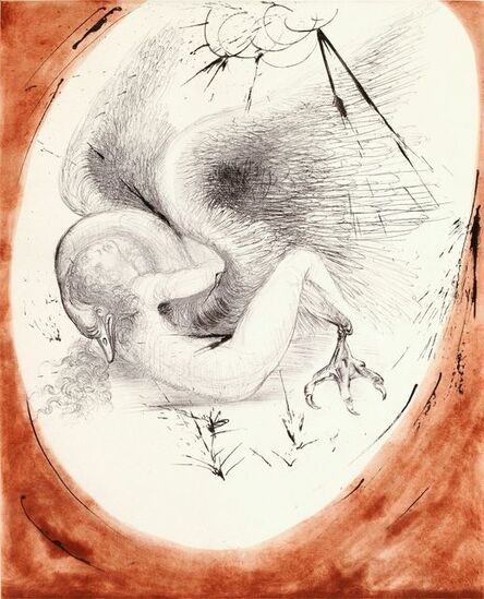 Salvador Dalí, ‘Mythology: Leda and Swan - Leda Et Le Cygne ’, 1963-1965