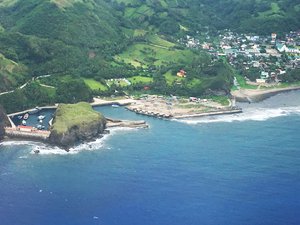 A structured cove in one of Batanes' islands in Northern Philippines.