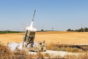 File - IDF Air Defense fighters during Operation Guardian of the Walls, May 2021. Iron Dome is an Israeli Air Defense and counter-rocket system.