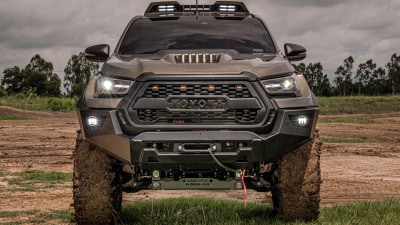 Widebody, high-riding Toyota HiLux kit unveiled