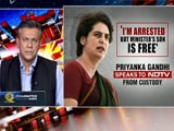 Video : Exclusive: "Was Not Shown Any Papers," Priyanka Gandhi Tells NDTV From UP Police Custody