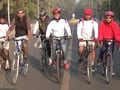 150 cyclists hit the road to celebrate Delhi's century