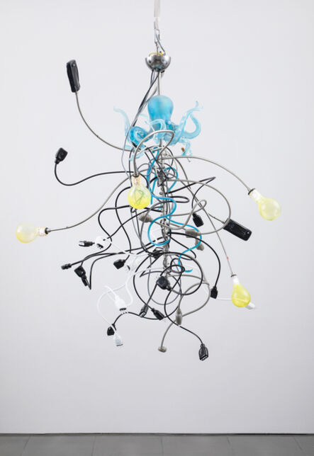 Laure Prouvost, ‘With our many tentacles (we stay connected) chandelier’, 2020