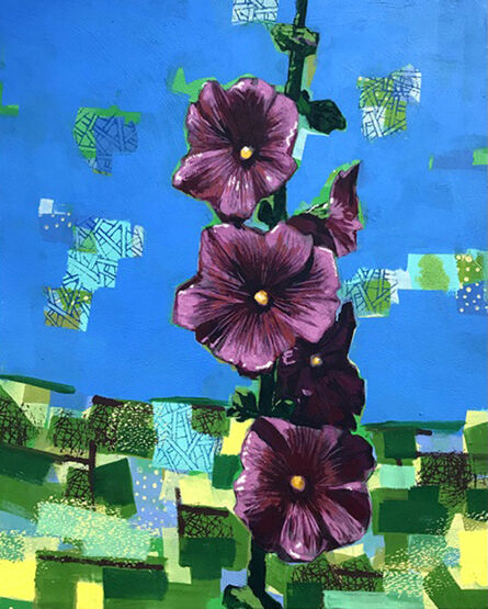 David Gerstein, ‘Hollyhock 1’, 2019