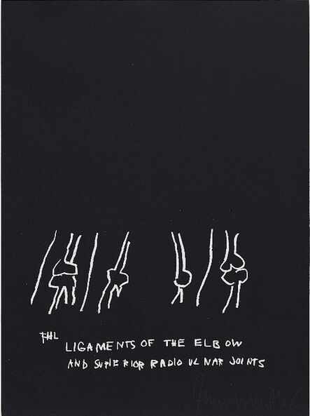 Jean-Michel Basquiat, ‘Ligaments of the Elbow’, 1982