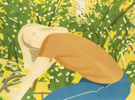 Alex Katz, ‘Bicycle Rider (Bicycling in Central Park)’, 1982