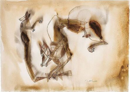 Francisco Toledo, ‘Coyote y Zariguena’, 1980