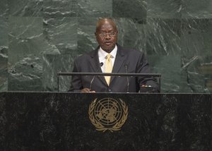 19 September 2017, Yoweri Kaguta Museveni, President of the Republic of Uganda, addresses the general debate of the General Assembly’s seventy-second session.