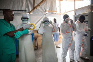 File - Secretary-General António Guterres visits the Democratic Republic of the Congo  to take stock of and mobilize additional support for the response to the Ebola outbreak.