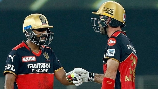 KS Bharat and Glenn Maxwell during their partnership.&nbsp;(RCB/Twitter)