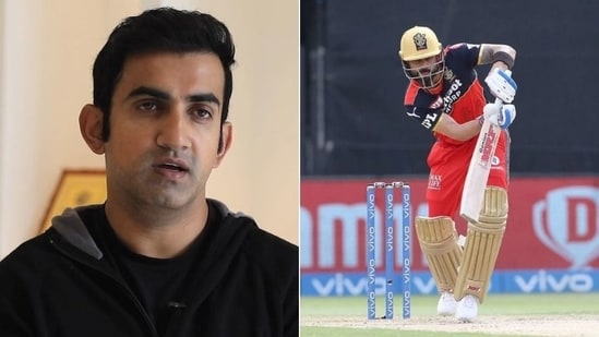 Gautam Gambhir's advice to RCB captain Virat Kohli(HT Collage)