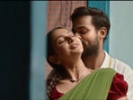 Konda Polam review: Rakul Preet Singh and Vaishnav Tej in the movie.