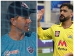 'I put my hand up straightaway and said I'm pretty sure Dhoni will come out now': DC coach Ponting reveals dugout scenes during IPL 2021 Qualifier 1(BCCI/HT COLLAGE)