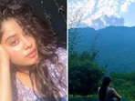 Janhvi Kapoor is on a spree of posting pictures from her recent vacation on Instagram. Her Instagram profile is replete with stunning pictures of herself in a picturesque location, amidst the greens and the hills. With the hills and the rivers in the backdrop, Janhvi posed for mesmerising pictures. She recently flew off to her getaway with friends and since then, we have been wondering about the location of her girls trip. But no more. On Thursday, Janhvi shared a photo dump on her Instagram and shared snippets from her trip to Rishikesh.(Instagram/@janhvikapoor)