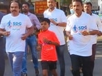 Sharvesh, aged 9, will run from Kanniyakumari to Chennai to spread awareness about sustainable living.(Life Beyond Numbers)