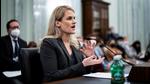 Former Facebook employee and whistle-blower Frances Haugen testifies during a Senate Committee on Commerce, Science, and Transportation hearing entitled 'Protecting Kids Online: Testimony from a Facebook Whistleblower' on Capitol Hill, in Washington, October 5, 2021 (REUTERS)