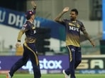 Sunil Narine celebrates a wicket(iplt20.com)