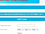 AIBE XVI admit cards: Candidates who have applied for the exams can download their AIBE XVI admit card 2021 by visiting the official website(http://aibe16.allindiabarexamination.com/)