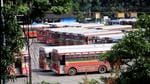 In wake of the Maharashtra bandh called by the ruling coalition of Shiv Sena, Nationalist Congress Party (NCP) and Congress, the road transport services were largely suspended, affecting Mumbai residents on Monday. (Vijay Bate/HT)