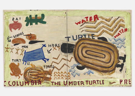 Rose Wylie, ‘The Umber Turtle’, 2021