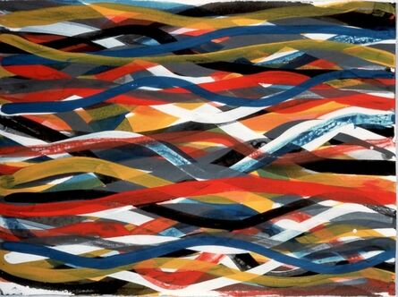 Sol LeWitt, ‘Wavy Horizontal Brushstrokes’, 1996