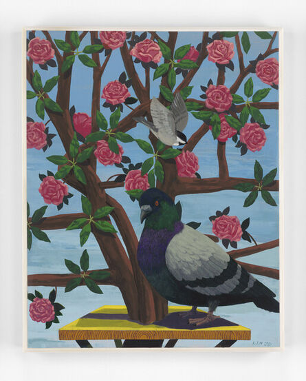 Kerry James Marshall, ‘Black and Part Black Birds in America: (Pigeon and Black Capped Chickadee no 2)’, 2021