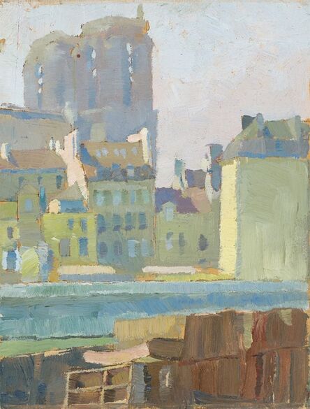 Lyonel Feininger, ‘The Towers of Notre Dame in Paris’, 1907