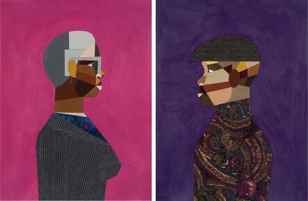 Derrick Adams, ‘Pair: Interior Life (Man) & (Woman) ’, 2019