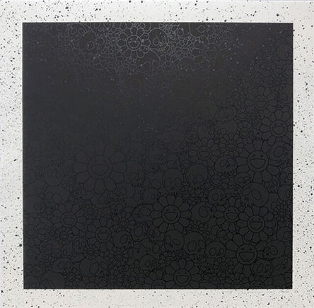 Takashi Murakami, ‘2020’, Black Flowers and Skulls Square (TM/KK for BLM)