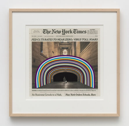 Fred Tomaselli, ‘Thursday, March 26, 2020’, 2020