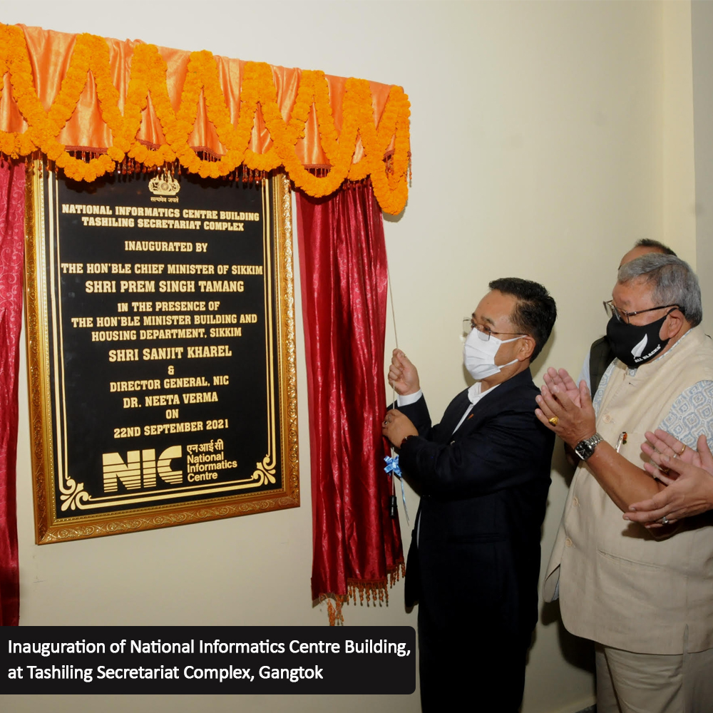 Image of Inauguration of NIC’s Sikkim Office Building & National Knowledge Network Centre