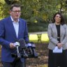 Premier Daniel Andrews and Marlene Kairouz.